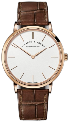 A. Lange & Sohne Saxonia Thin 40mm Rose Gold watch face