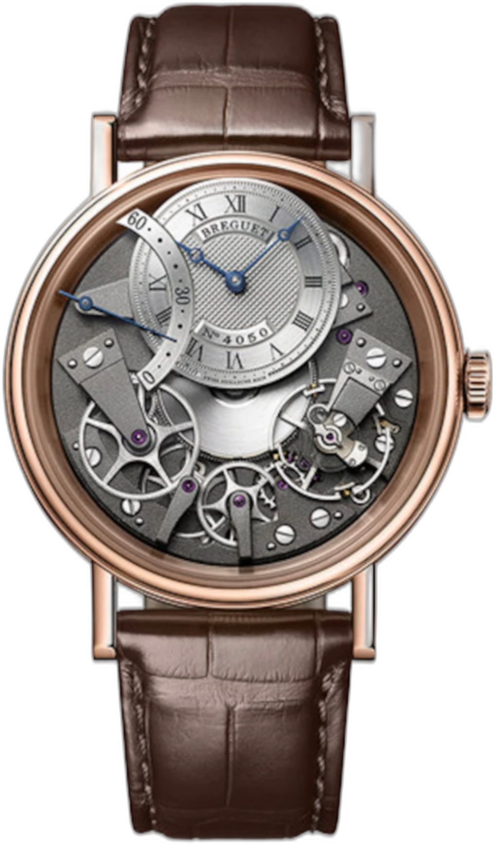 Breguet Tradition Automatique 40mm Rose Gold watch face