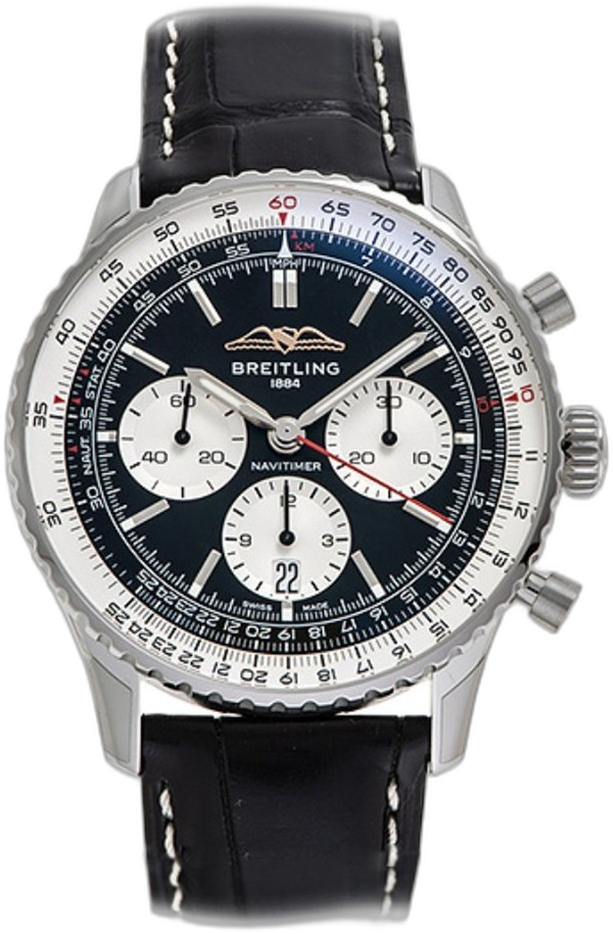 Breitling Navitimer B01 Chronograph 43 watch face