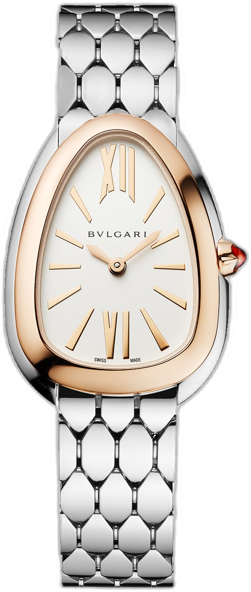 Bulgari Serpenti Seduttori 33mm Steel watch face