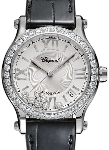 Chopard Happy Sport 36mm Steel watch face