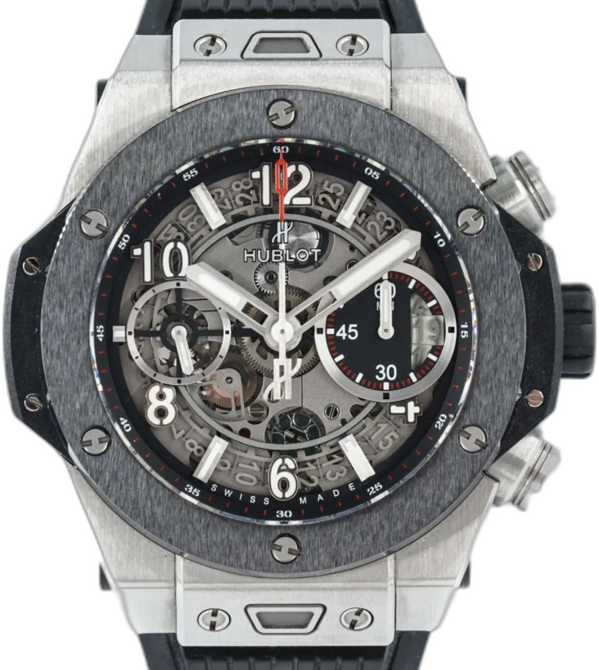 Hublot Big Bang Unico 42mm Titanium watch face