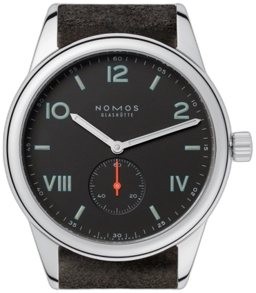 Nomos Glashutte Club Campus 38.5mm White watch face