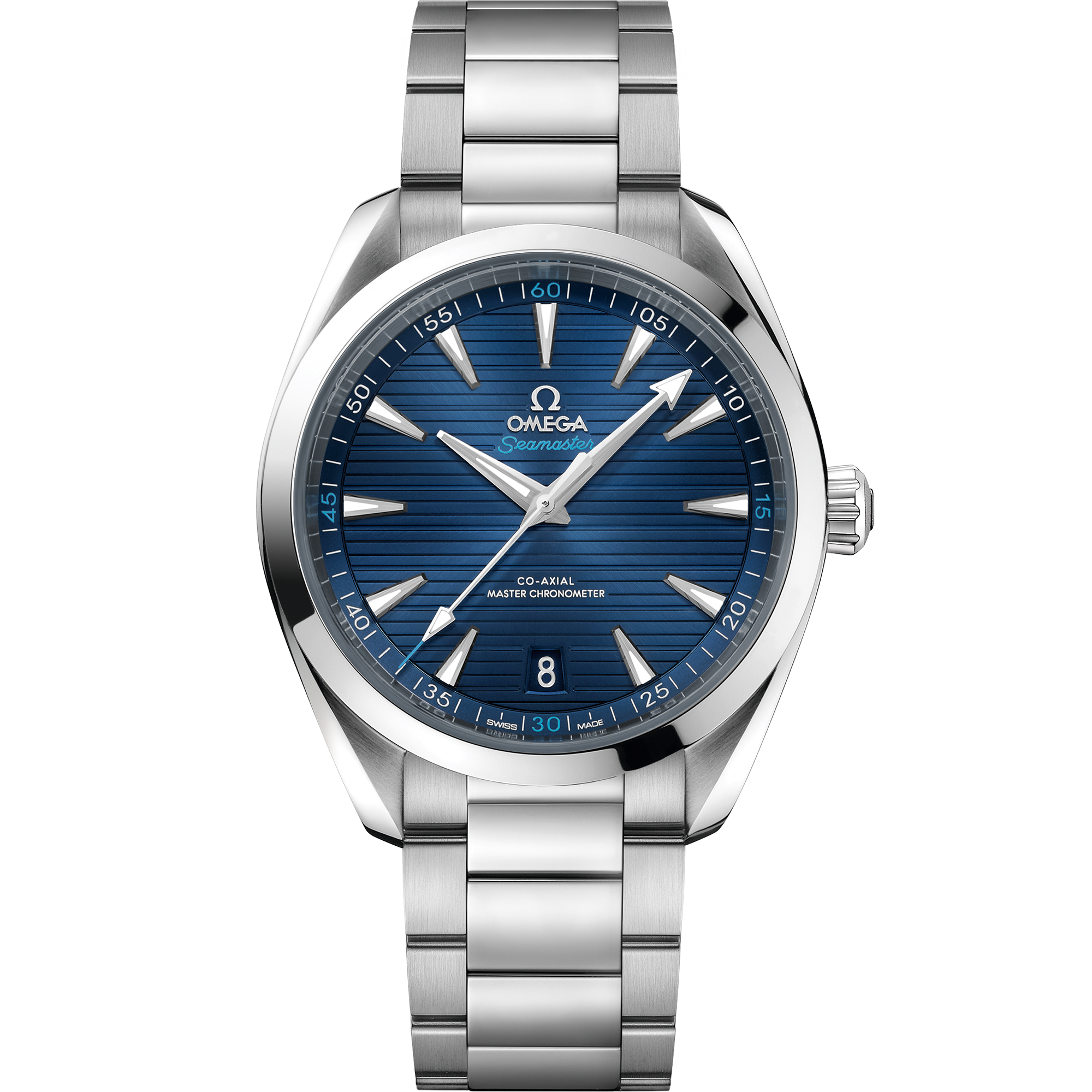Omega Seamaster Aqua Terra 150M Blue watch face