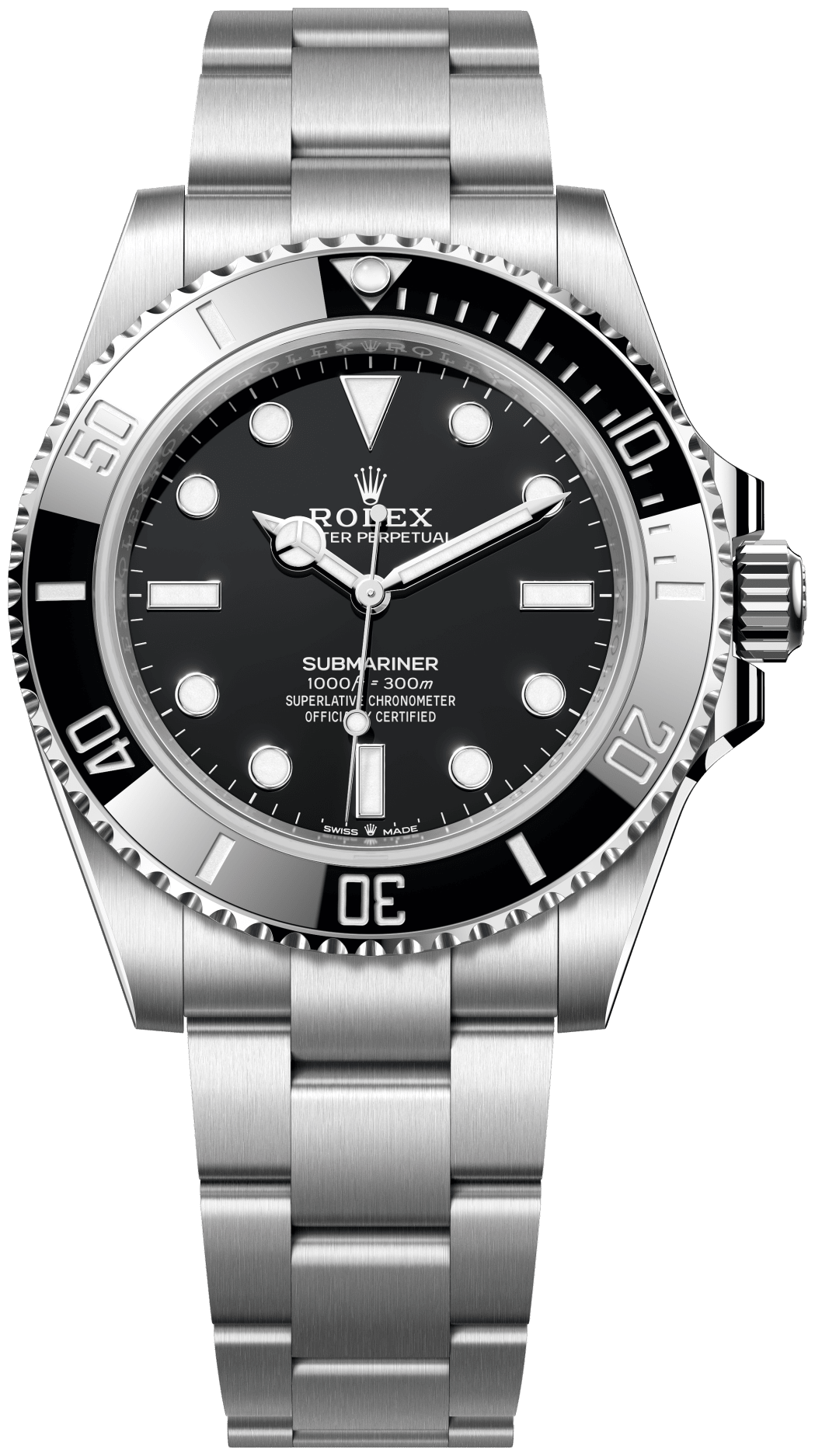 Rolex Submariner No Date watch face