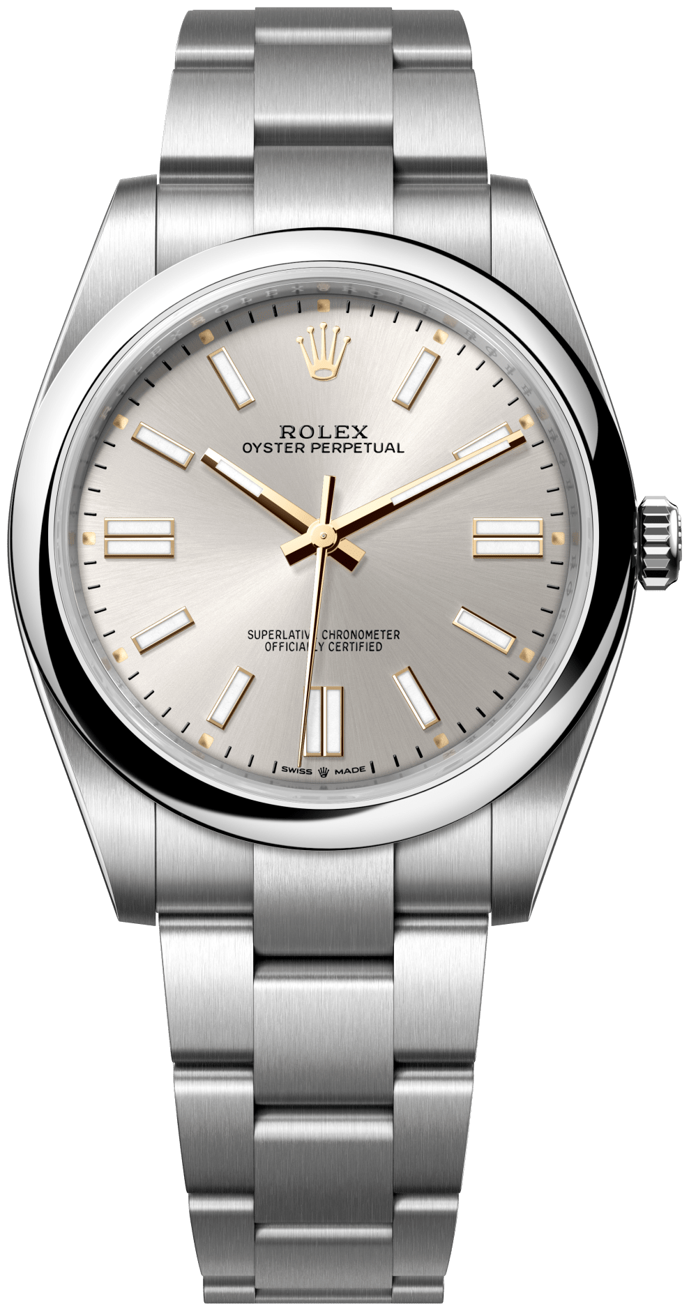 Rolex Oyster Perpetual 41 Blue watch face