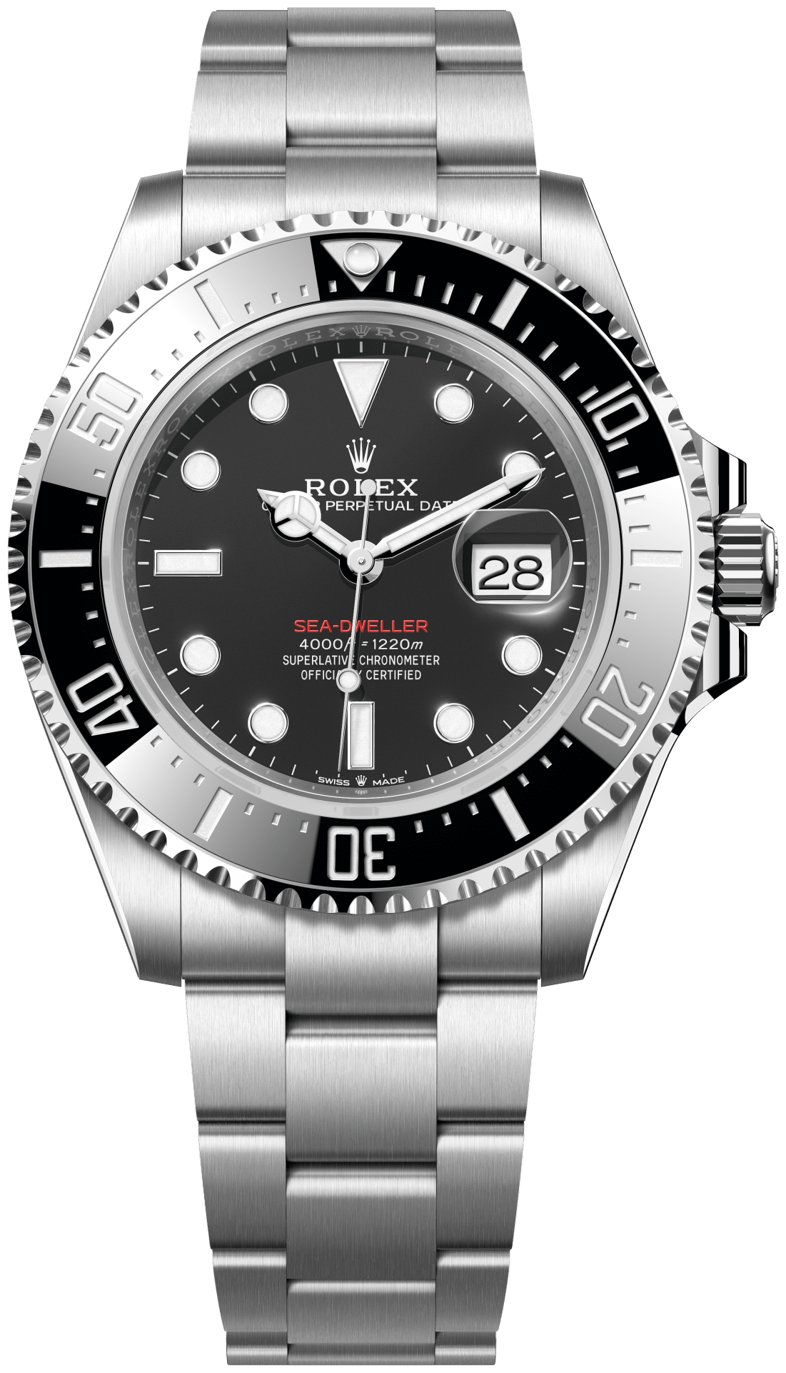 Rolex Sea-Dweller 43mm Steel watch face