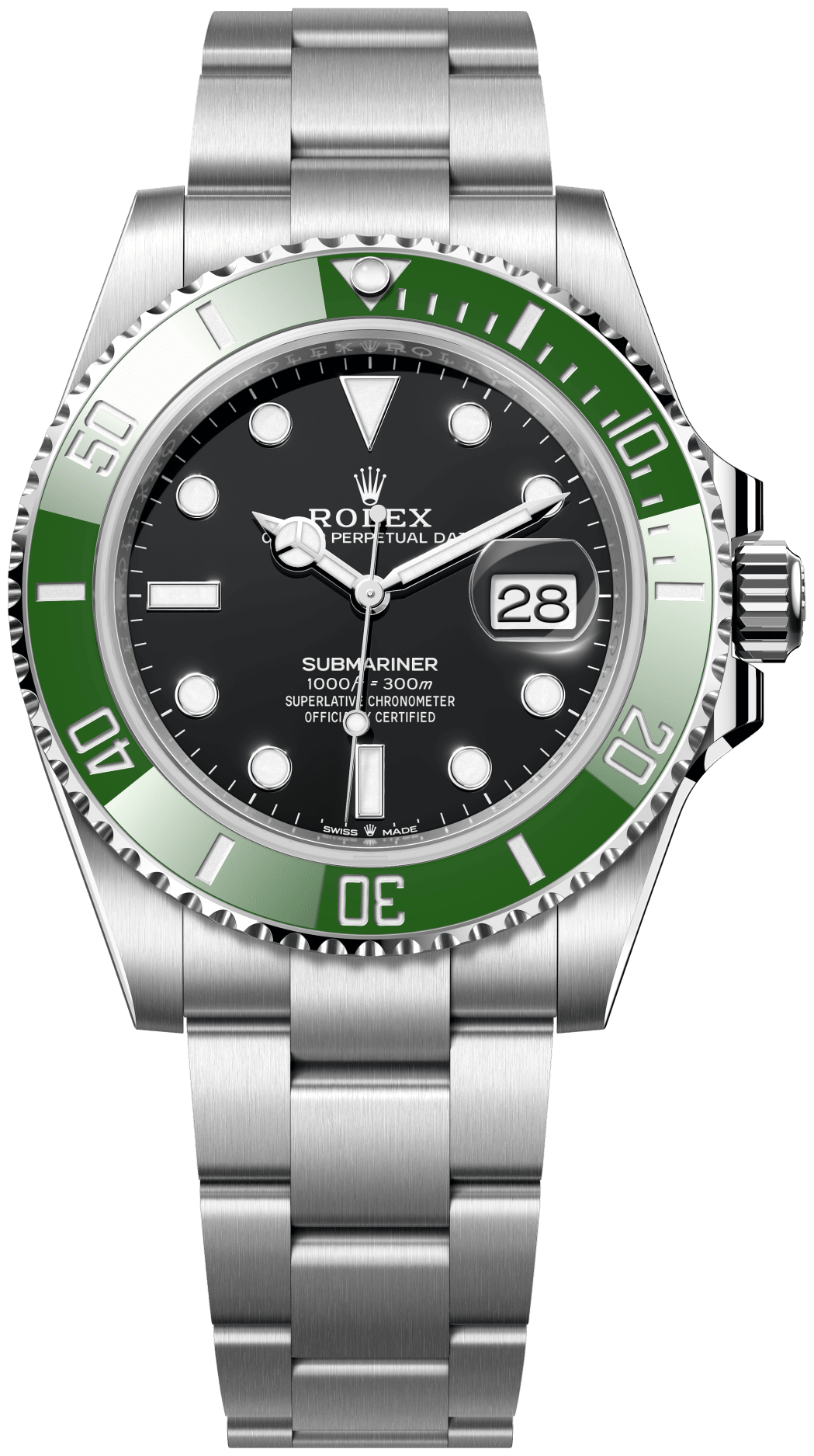 Rolex Submariner Date "Starbucks" watch face