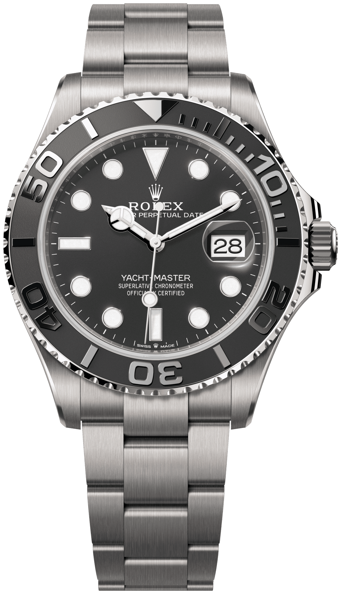Rolex Yacht-Master 42 RLX Titanium watch face