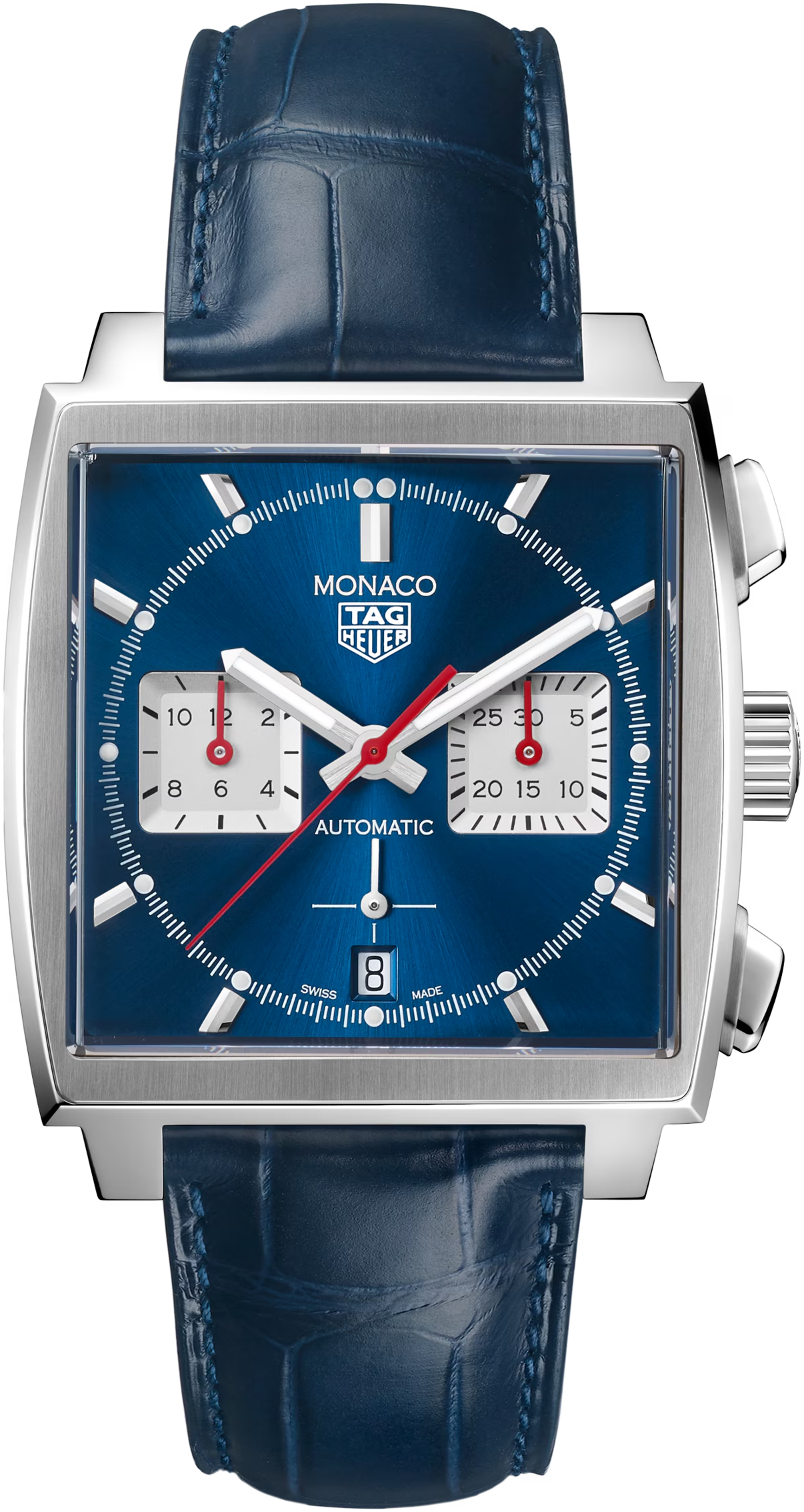 TAG Heuer Monaco Automatic 39mm Blue watch face