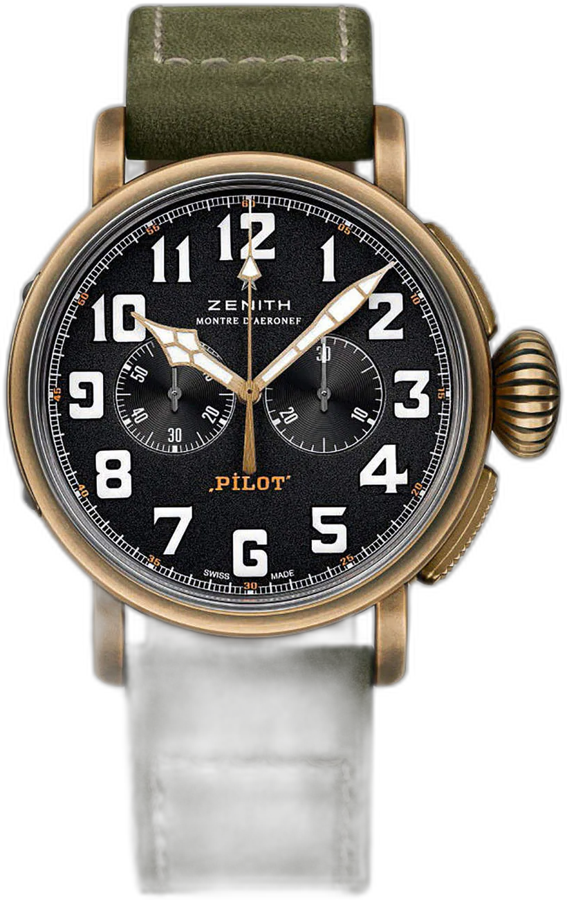 Zenith Pilot Type 20 Chronograph Extra Special watch face